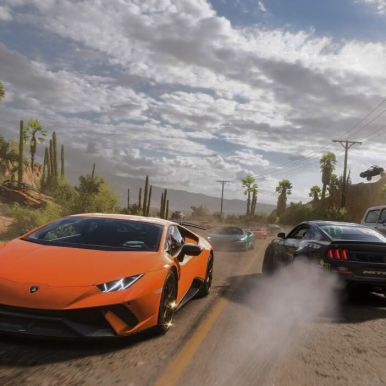 Sports cars race for a fim production, which will seek music synchronization rights opportunities for the soundtrack.